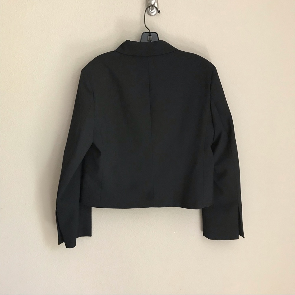 ZARA CROPPED WOOL BLEND BLAZER - Picture 8 of 10